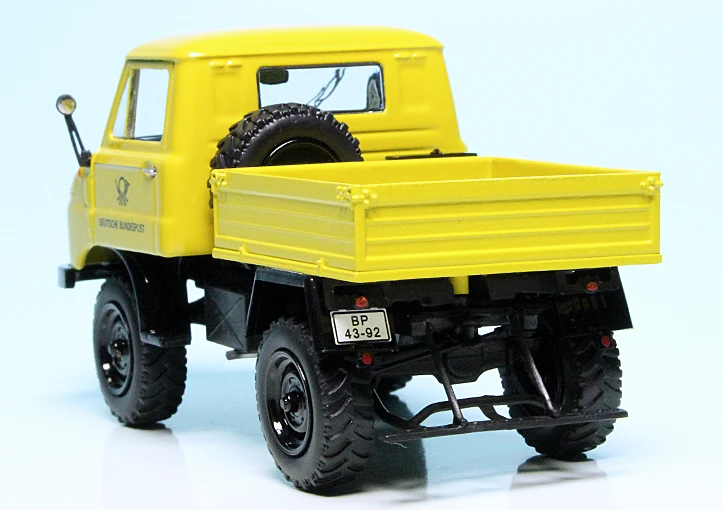 Schuco Mercedes Benz Unimog U 411 Pritsche "Deutsche Bundespost" 6 Schuco Mercedes Benz Unimog U 411 Pritsche "Deutsche Bundespost" – Bild 6