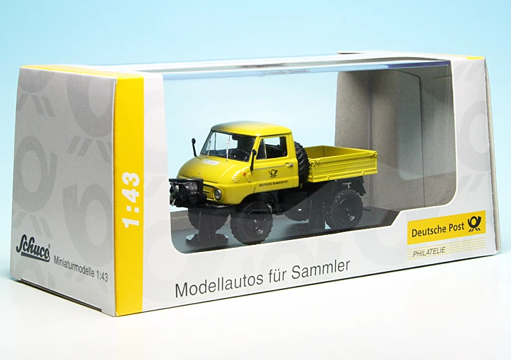 Schuco Mercedes Benz Unimog U 411 Pritsche "Deutsche Bundespost" 7 Schuco Mercedes Benz Unimog U 411 Pritsche "Deutsche Bundespost" – Bild 7