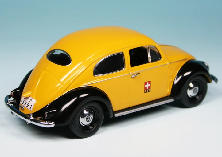 Schuco VW Käfer Mit Ovali-Fenster "PTT Schweizer Post" 2 Schuco VW Käfer Mit Ovali-Fenster "PTT Schweizer Post" – Bild 2