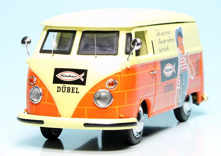 Schuco VW T1 Bulli Kastenwagen "Fischer Dübel" 3 Schuco VW T1 Bulli Kastenwagen "Fischer Dübel" – Bild 3