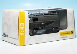 Schuco VW T1 Bulli Kastenwagen "Deutsche Bundespost Schnellbautrupp" -Schuco 902072 Schuco VW T1 Bulli Kastenwagen Deutsche Bundespost Schnellbautrupp z7