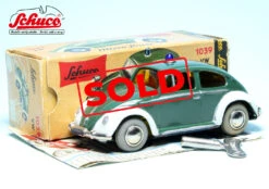 Schuco Microracer 1039 / VW Käfer "Polizei"