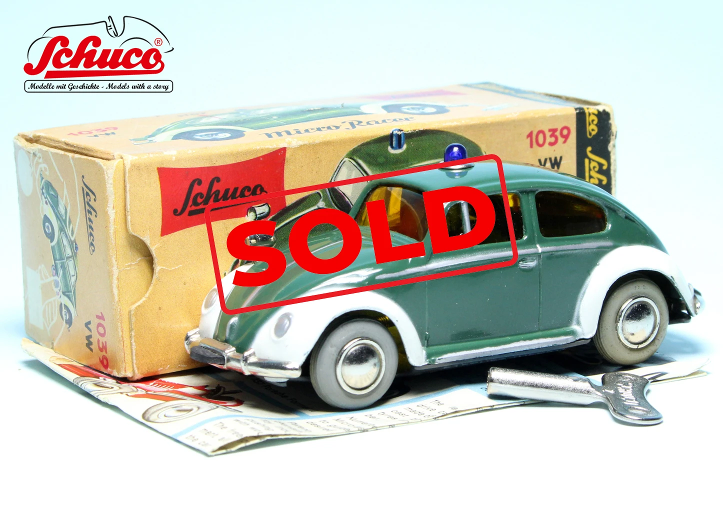 Schuco Microracer 1039 / VW Käfer "Polizei" 1 Schuco Microracer 1039 / VW Käfer "Polizei"