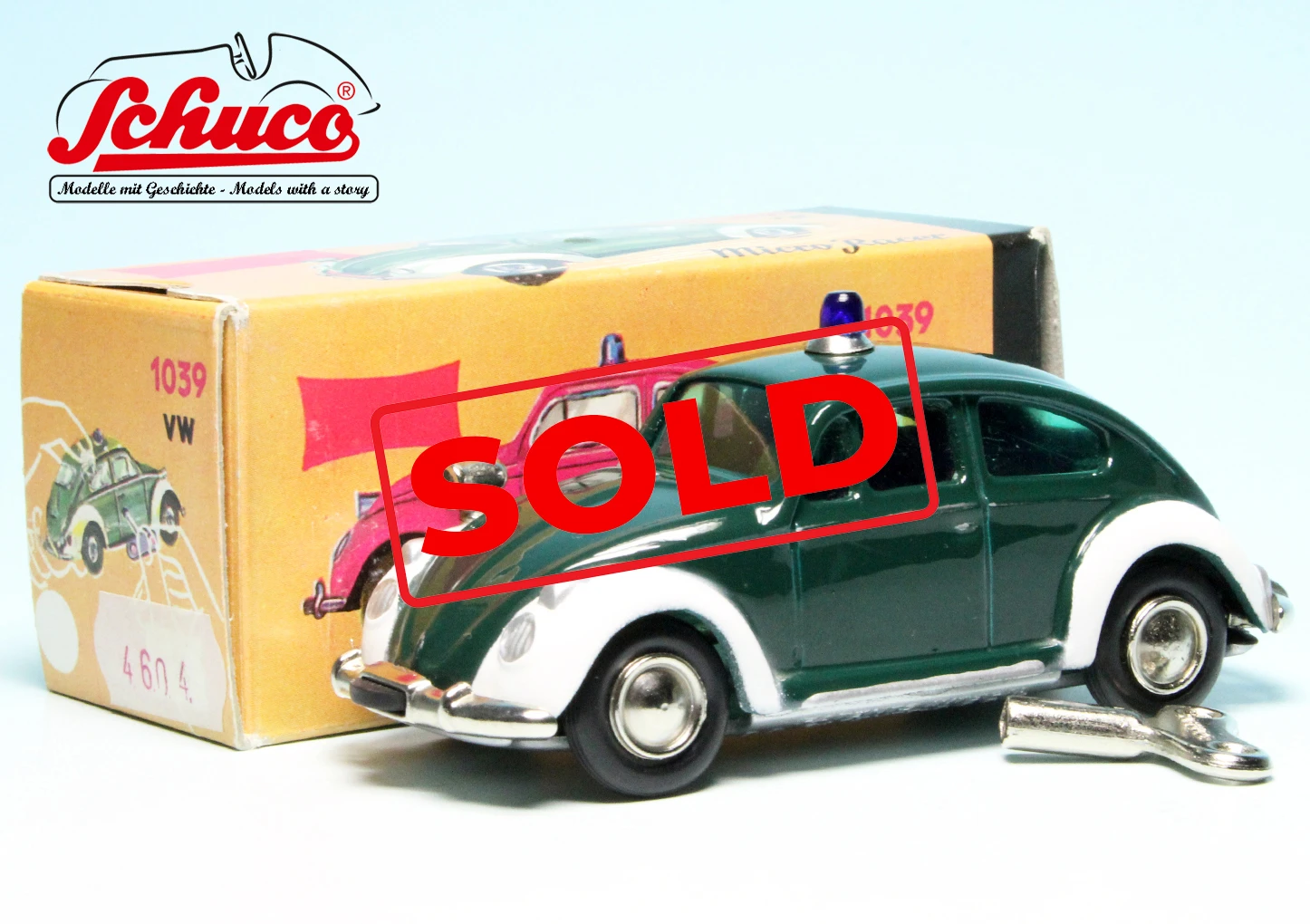 Schuco Microracer 1039 / VW Käfer "Polizei" 1 Schuco Microracer 1039 / VW Käfer "Polizei"