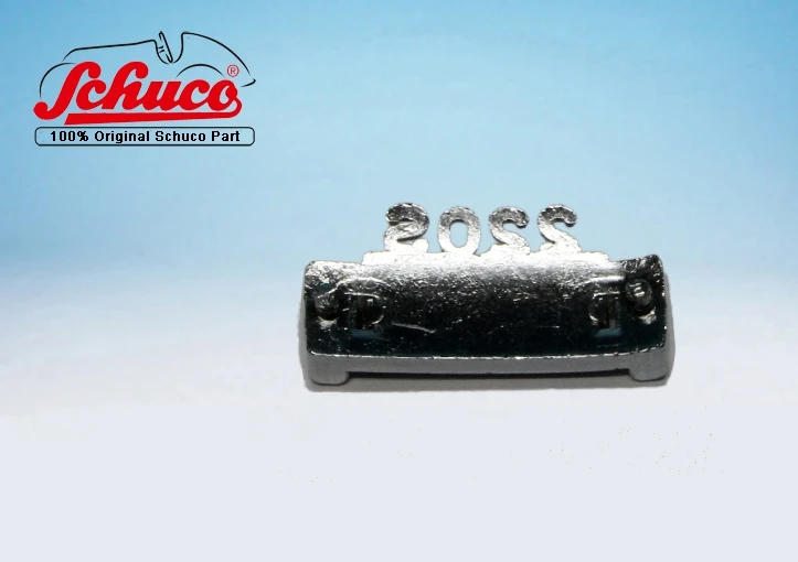 Schuco Typenschild "220S" Mit Kennzeichenhalter 2 Schuco Typenschild "220S" Mit Kennzeichenhalter – Bild 2