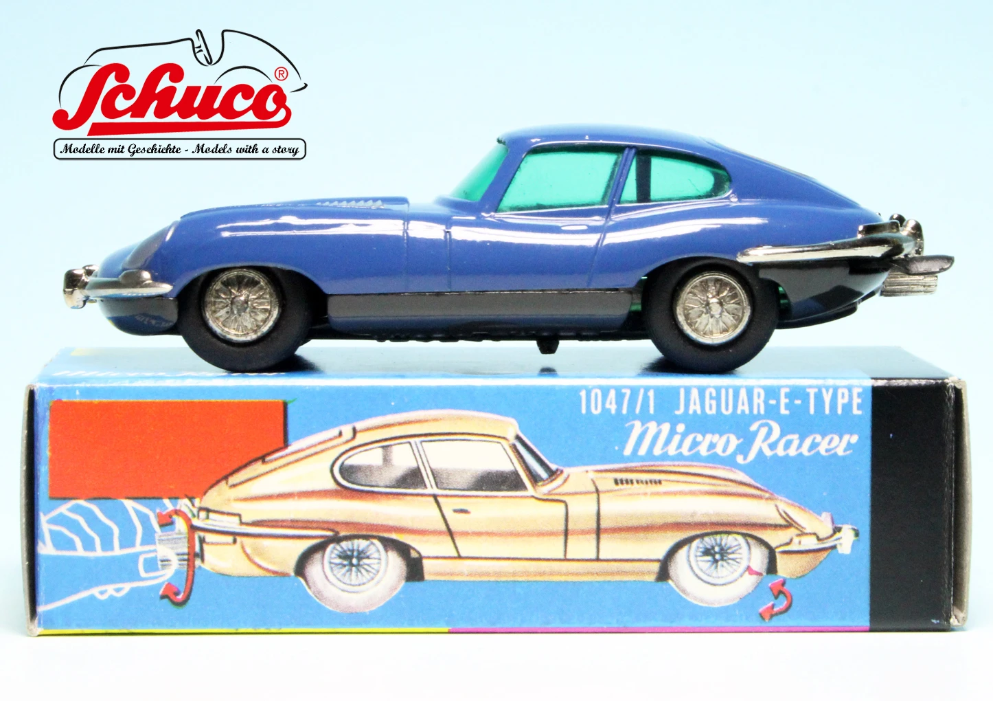 Schuco Microracer 1047/1 / Jaguar E-Type Coupé 5 Schuco Microracer 1047/1 / Jaguar E-Type Coupé – Bild 5