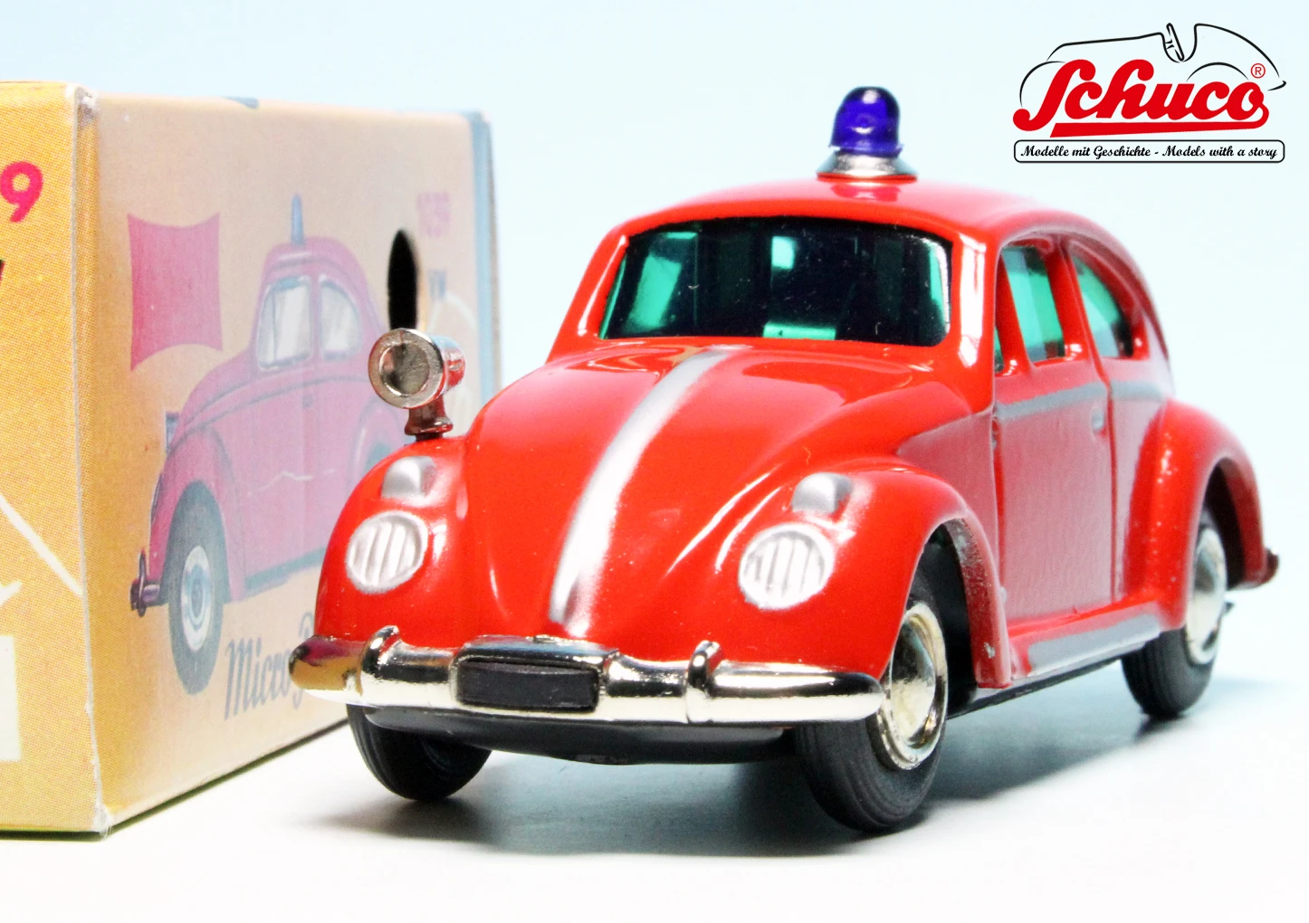 Schuco Microracer 1039 / VW Käfer "Feuerwehr" 4 Schuco Microracer 1039 / VW Käfer "Feuerwehr" – Bild 4