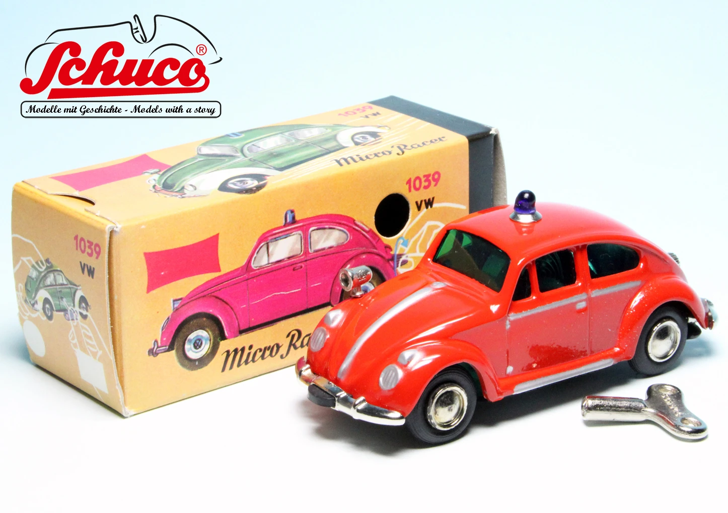 Schuco Microracer 1039 / VW Käfer "Feuerwehr" 10 Schuco Microracer 1039 / VW Käfer "Feuerwehr" – Bild 10