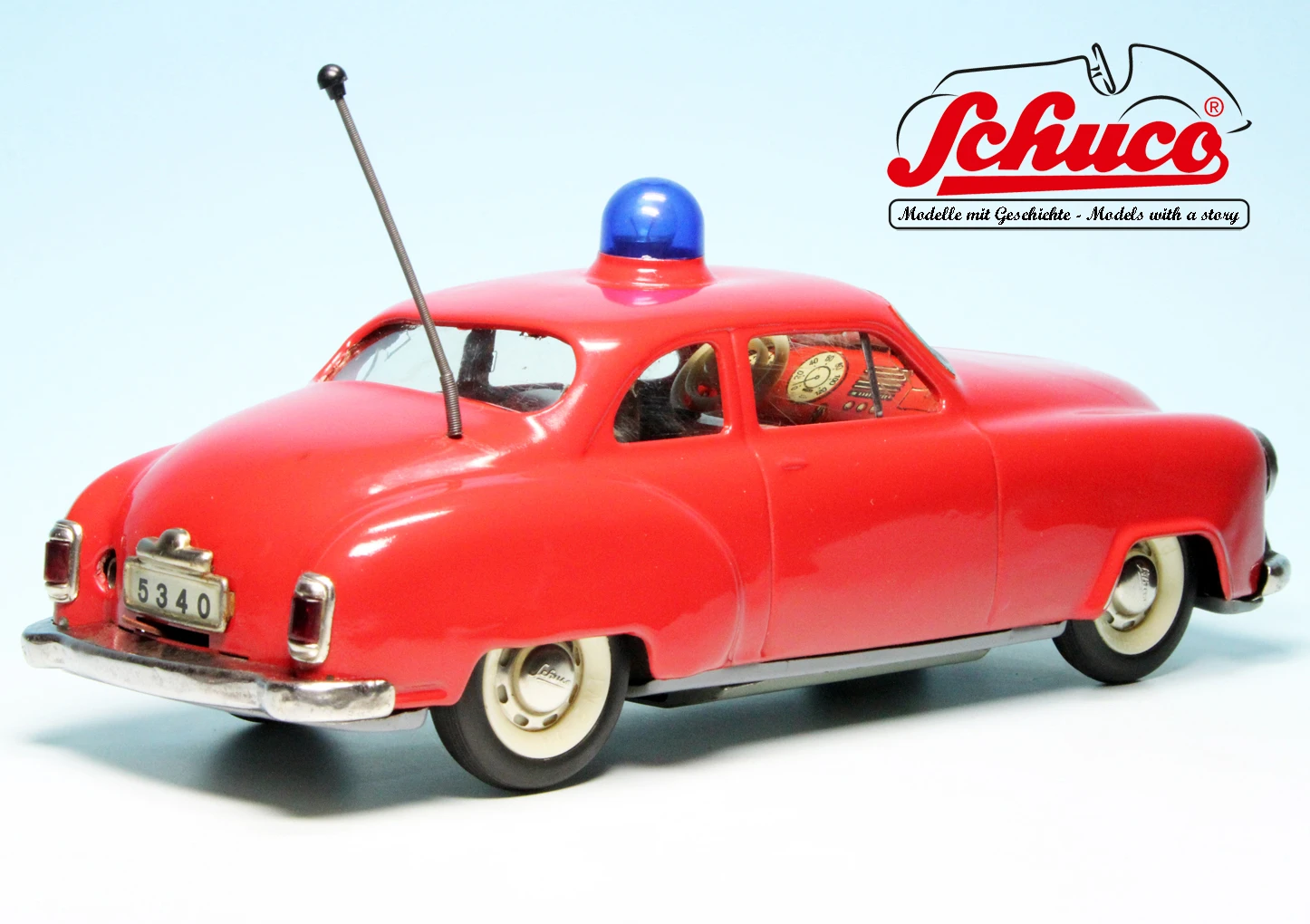 Schuco Elektro-Alarm-Car 5340 "Feuerwehr" 2 Schuco Elektro-Alarm-Car 5340 "Feuerwehr" – Bild 2