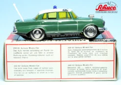 Schuco Mirakocar 1001/1P (355101) / Mercedes Benz 220SE Heckflosse "Polizei" -Schuco mmg0301 schuco mirakocar 10011p 355101 mercedes benz 220se heckflosse polizei 4